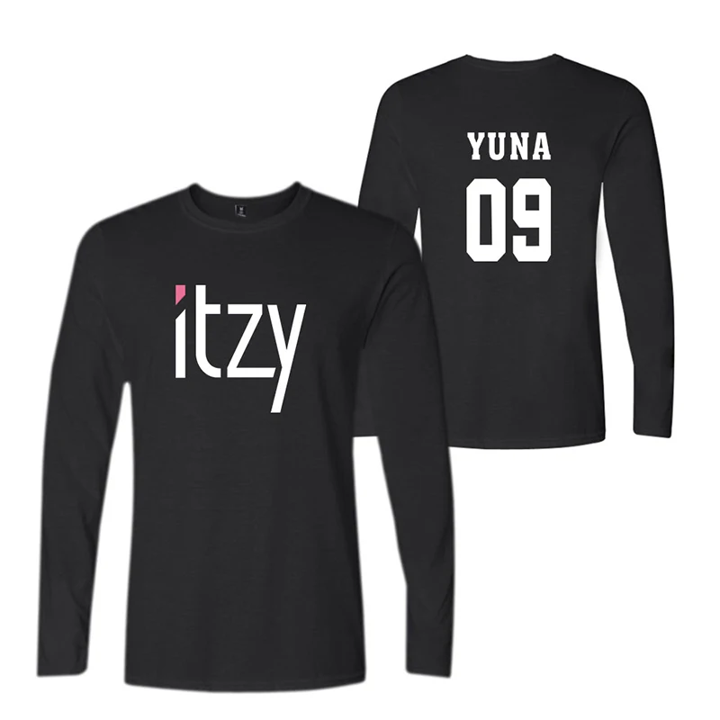 Модные футболки LUCKYFRIDAYF Kpop Itzy, мужские и женские футболки, повседневная футболка с круглым вырезом и длинным рукавом, футболки в стиле Харадзюку, топы
Модные футболки LUCKYFRIDAYF Kpop Itzy, мужские и женские футболки, повседневная футболка с круглым вырезом и длинным рукавом, футболки в стиле Харадзюку, топы