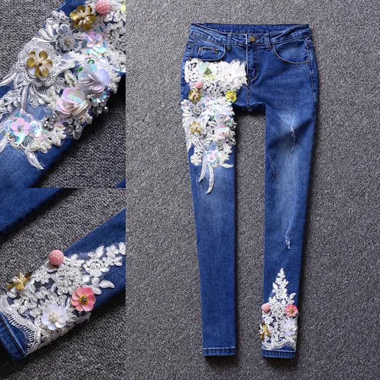 spring autumn new fashion rhinestone jeans women beaded sequins embroidered skinny feet pencil jeans plus size
spring autumn new fashion rhinestone jeans women beaded sequins embroidered skinny feet pencil jeans plus size