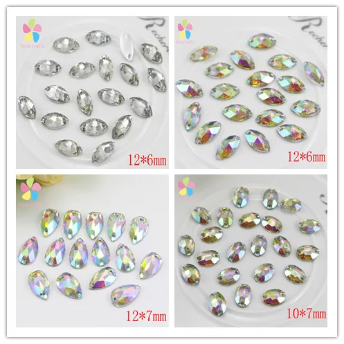SALE! 50PCS Clear Crystal AB Teardrop Flatback Sew On Rhinestones With Two Holes Garment Crystals DIY Sew-on Stones D1216
SALE! 50PCS Clear Crystal AB Teardrop Flatback Sew On Rhinestones With Two Holes Garment Crystals DIY Sew-on Stones D1216