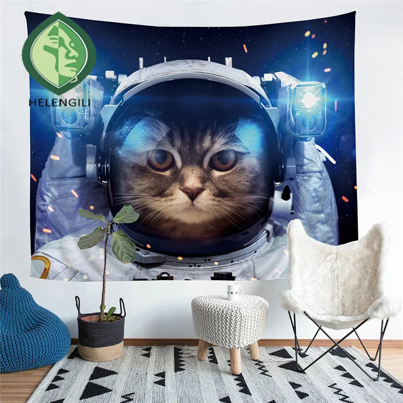 HELENGILI Home Furnishing Astronaut Cat Tapestry Wall Hanging Sandy Beach Picnic Throw Rug Blanket Camping Tent Sleeping Pad #C
HELENGILI Home Furnishing Astronaut Cat Tapestry Wall Hanging Sandy Beach Picnic Throw Rug Blanket Camping Tent Sleeping Pad #C