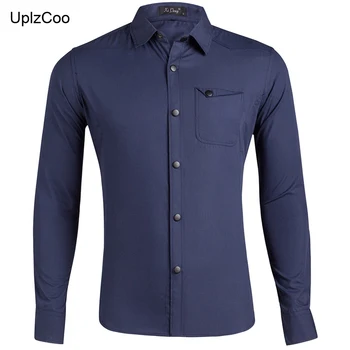 UplzCoo Men Shirt Spring And Autumn New Slim Long-sleeved Solid Color Shirt Male Business Casual Men's Shirt Trend Brand FM092
UplzCoo Men Shirt Spring And Autumn New Slim Long-sleeved Solid Color Shirt Male Business Casual Men's Shirt Trend Brand FM092