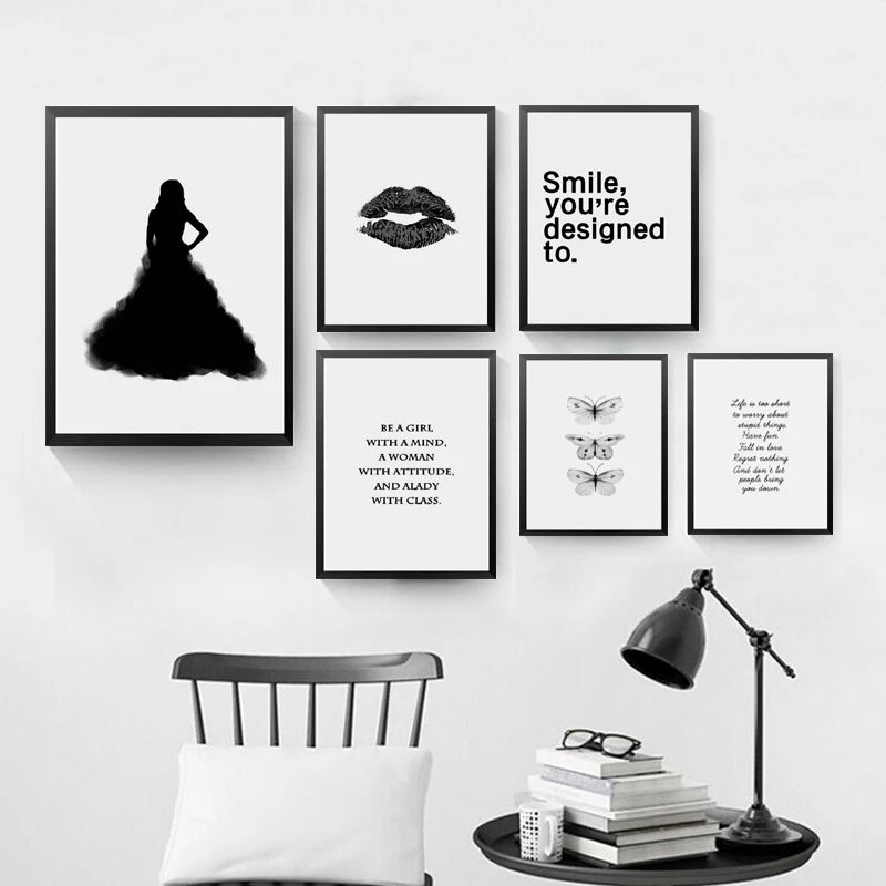 Nordic Minimalism Wall Pictures for Home Decoration, Black Lip Wall Canvas Art Print Poster, Smile Wall Art Decor HD2346
Nordic Minimalism Wall Pictures for Home Decoration, Black Lip Wall Canvas Art Print Poster, Smile Wall Art Decor HD2346
