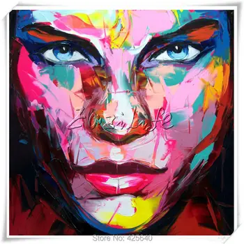 Portrait Face Oil painting Palette Knife Impasto figure canvas Hand painted Francoise Nielly Wall Art Pictures for living room 5
Portrait Face Oil painting Palette Knife Impasto figure canvas Hand painted Francoise Nielly Wall Art Pictures for living room 5