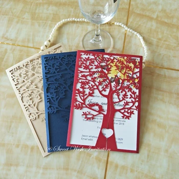 50pc wedding invitations laser cut love tree invitation card cover lace evening invitation 24 color, No inner sheet, No envelope
50pc wedding invitations laser cut love tree invitation card cover lace evening invitation 24 color, No inner sheet, No envelope