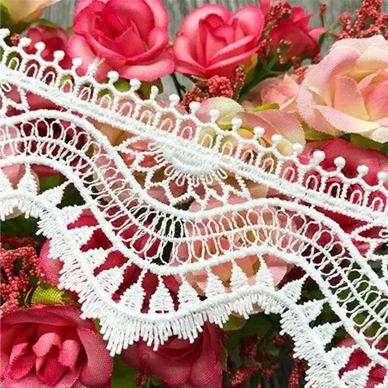 GXINUG 5 Yards White Eyelash French Lace Fabric Trim Ribbon Net Weaving Embroidered Applique for Handmade Sewing Craft Decor
GXINUG 5 Yards White Eyelash French Lace Fabric Trim Ribbon Net Weaving Embroidered Applique for Handmade Sewing Craft Decor