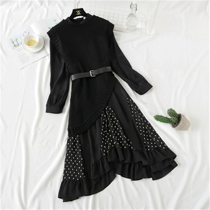 2022 New Women Dress Suits Spring Autumn Dress Vintage Long Sleeve belt Women's Dresses Loose Female Dress FC38
2022 New Women Dress Suits Spring Autumn Dress Vintage Long Sleeve belt Women's Dresses Loose Female Dress FC38