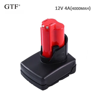 Rechargeable Batteries for Milwaukee 12V 4000mah 4Ah Li-Ion Replacement Battery For Milwaukee M12 Power Tool battery
Rechargeable Batteries for Milwaukee 12V 4000mah 4Ah Li-Ion Replacement Battery For Milwaukee M12 Power Tool battery