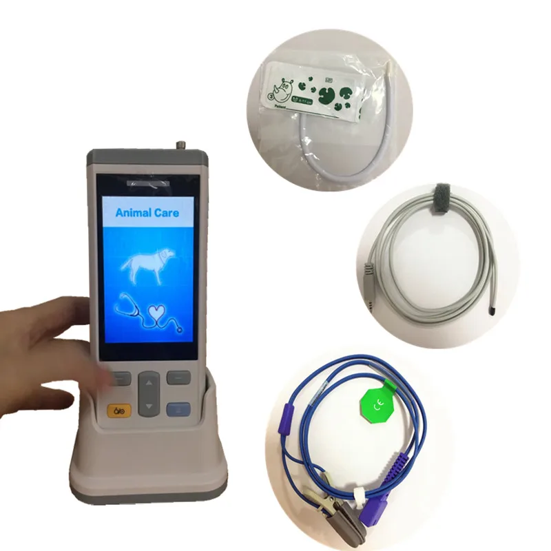 3.5 Inch Handheld Veterinary Vital Sign Monitor Animal use monitor for Cat/Dog,Mouse use,Pet Shop measuring Patient Monitor
3.5 Inch Handheld Veterinary Vital Sign Monitor Animal use monitor for Cat/Dog,Mouse use,Pet Shop measuring Patient Monitor