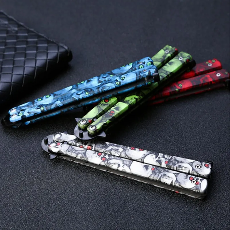 butterfly Knife butterfly trainer balisong training tool foldable knife self defense knife not sharpened Ghost random color
butterfly Knife butterfly trainer balisong training tool foldable knife self defense knife not sharpened Ghost random color