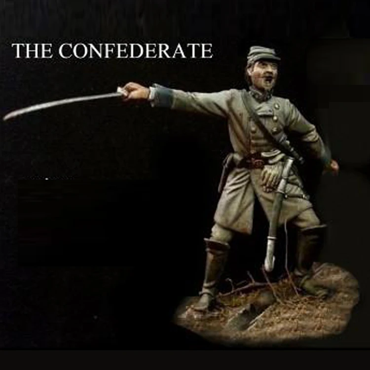 1/24 THE CONFEDERATE, Resin Model figure GK, Unassembled and unpainted kit