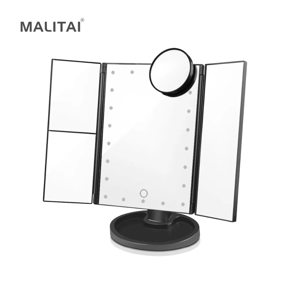 Touch Control Dimmable 22 LED Vanity Mirror light Bulb 1X/2X/3X/10X Magnification Makeup Mirror Dressing Table lamp Beauty Tools
Touch Control Dimmable 22 LED Vanity Mirror light Bulb 1X/2X/3X/10X Magnification Makeup Mirror Dressing Table lamp Beauty Tools