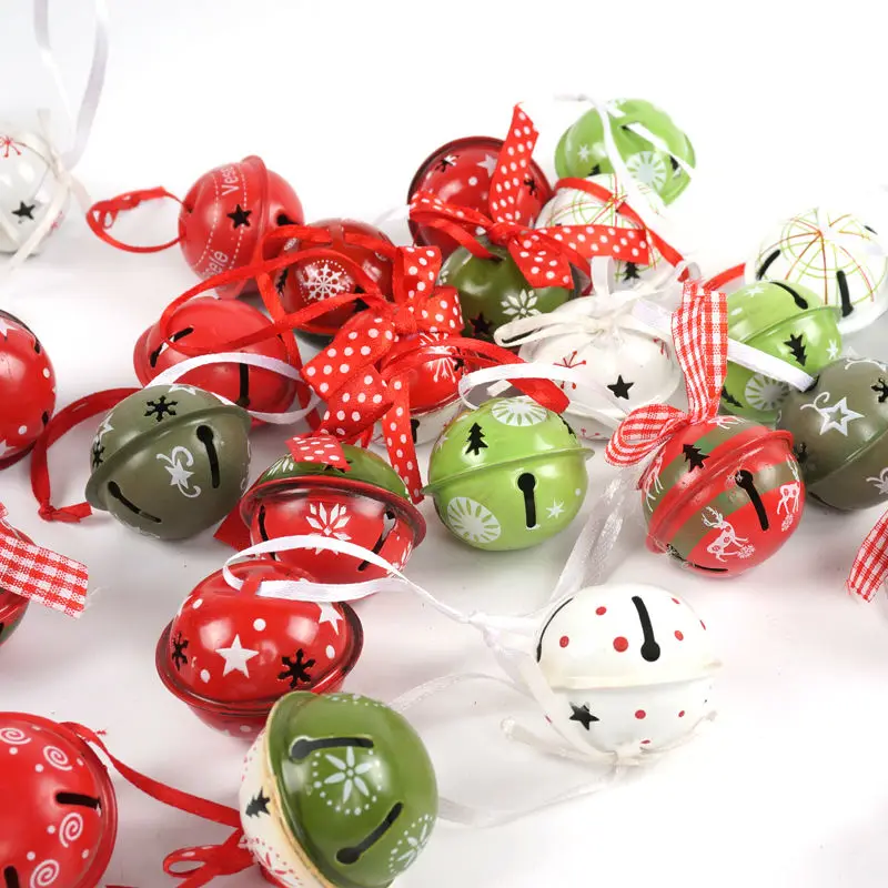 Christmas decoration 30pcs varied metal jingle bell special deals for home 40mm*35mm Christmas tree ornaments random colors
Christmas decoration 30pcs varied metal jingle bell special deals for home 40mm*35mm Christmas tree ornaments random colors