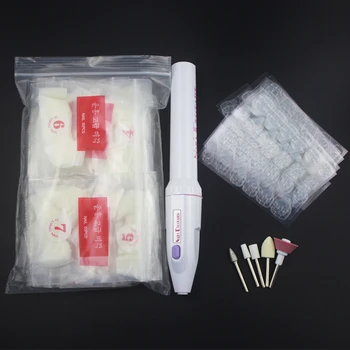 Manicure Tool Set 1 Set Mini Electric Nail Art Drill Machine 500 Tips Fake Nails 15 Sheets Adhesive Double-side Glue Sticker
Manicure Tool Set 1 Set Mini Electric Nail Art Drill Machine 500 Tips Fake Nails 15 Sheets Adhesive Double-side Glue Sticker