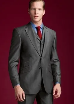 Side Vent Groom Tuxedo Gray Groomsmen Notch Lapel Wedding/Dinner Suits Best Man Bridegroom (Jacket+Pants+Tie+Vest) B216
Side Vent Groom Tuxedo Gray Groomsmen Notch Lapel Wedding/Dinner Suits Best Man Bridegroom (Jacket+Pants+Tie+Vest) B216