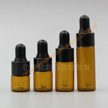 1ml/2ml/3ml/5ml brown/amber Glass Essential Oil Bottle With black ring+black/white rubber lid.mini container,sample bottle,
1ml/2ml/3ml/5ml brown/amber Glass Essential Oil Bottle With black ring+black/white rubber lid.mini container,sample bottle,
