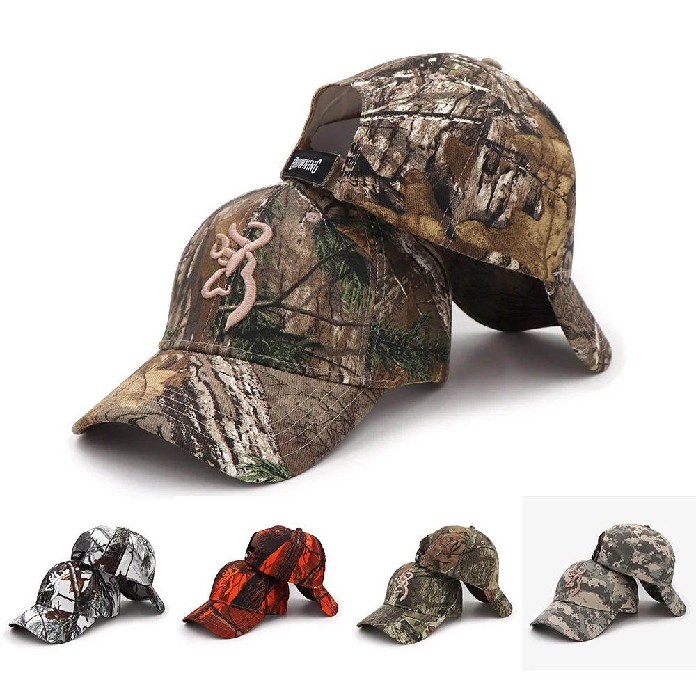 Outdoor Browning Camo Hat Baseball Cap Men Fishing Cap Jungle hunting Camouflage hat Airsoft Tactical Hiking Casquette Hats
Outdoor Browning Camo Hat Baseball Cap Men Fishing Cap Jungle hunting Camouflage hat Airsoft Tactical Hiking Casquette Hats