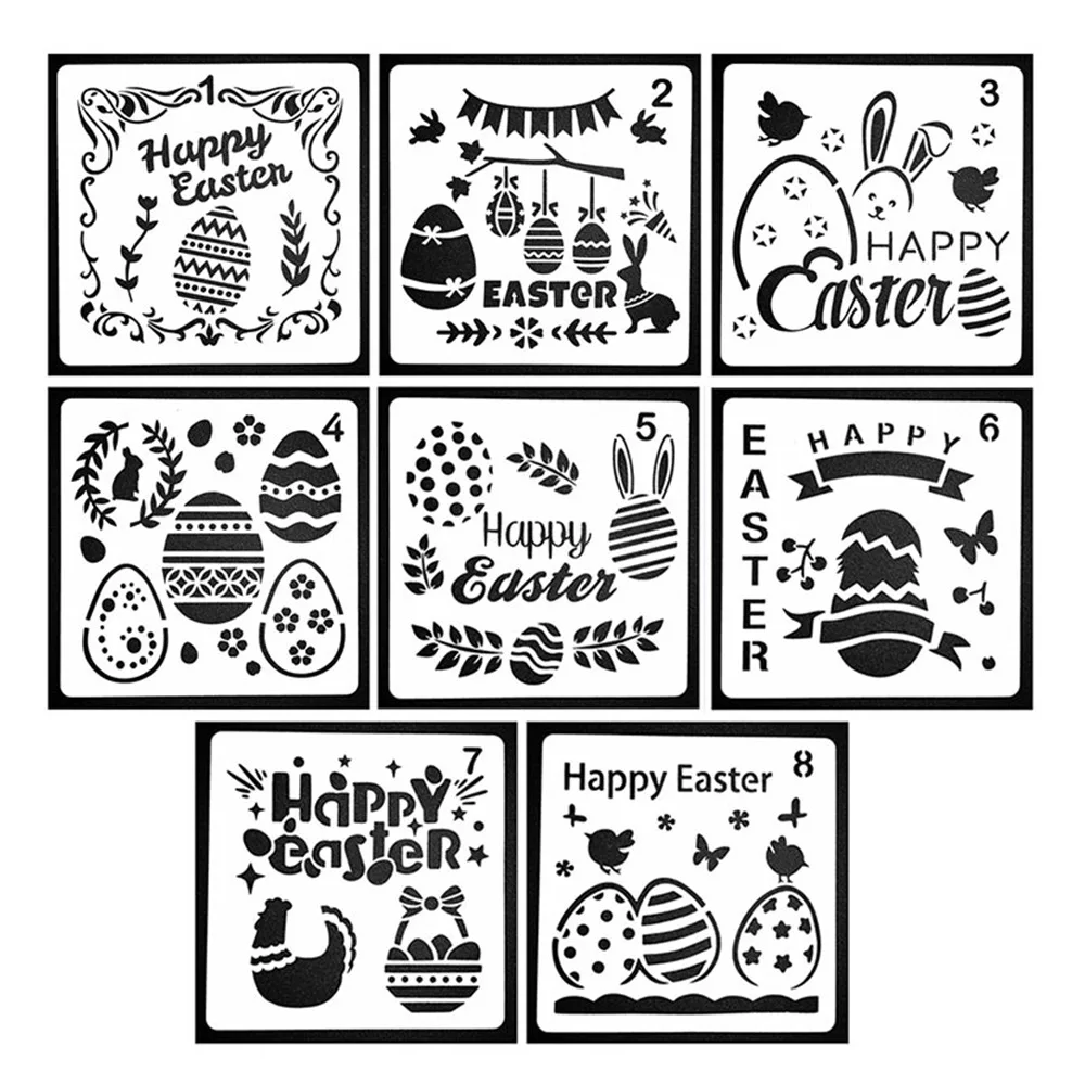 8Pcs/Set DIY Easter Egg and Rabbit Set Cutting Dies Craft Layering Stencils For Walls Painting Scrapbooking Stamp Album Decor
8Pcs/Set DIY Easter Egg and Rabbit Set Cutting Dies Craft Layering Stencils For Walls Painting Scrapbooking Stamp Album Decor