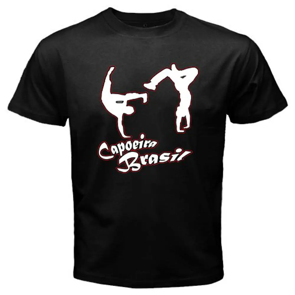 New Capoeira Brazilian Dance Music Martial Art Men's Black T Shirt Size S To 3xl Simple Tops Summer Cool Funny Gift
New Capoeira Brazilian Dance Music Martial Art Men's Black T Shirt Size S To 3xl Simple Tops Summer Cool Funny Gift