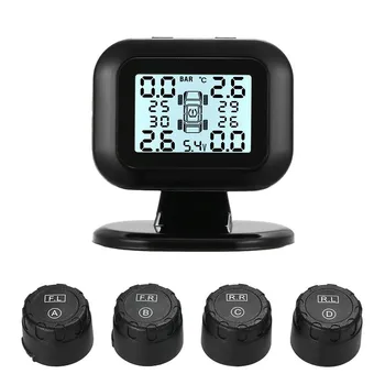 Car TPMS Tire Pressure Monitoring System Solar Charging HD Digital LCD Display Auto Alarm System Wireless With 4 Sensor
Car TPMS Tire Pressure Monitoring System Solar Charging HD Digital LCD Display Auto Alarm System Wireless With 4 Sensor