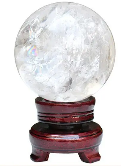 Natural polished white crystal quartz sphere ball feng shui crystal ball nunatak lucky decoration 50MM with stand free shipping
Natural polished white crystal quartz sphere ball feng shui crystal ball nunatak lucky decoration 50MM with stand free shipping