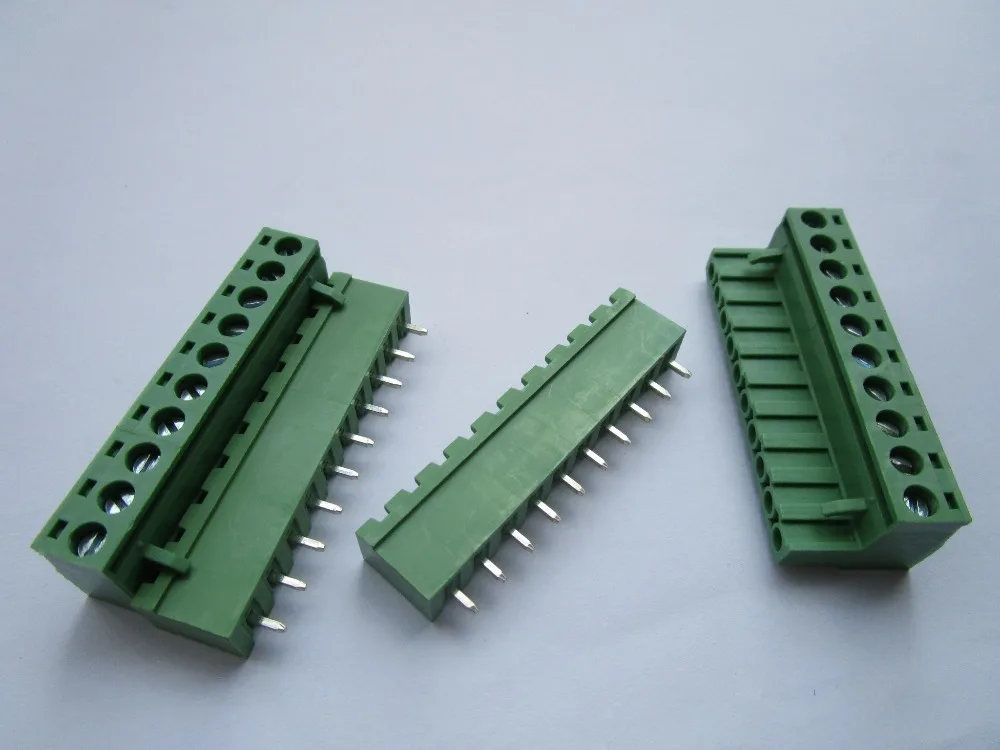 Close Straight 10 pin 5.08mm Screw Terminal Block Green Connector Pluggbale Type 30 Pcs Per Lot
Close Straight 10 pin 5.08mm Screw Terminal Block Green Connector Pluggbale Type 30 Pcs Per Lot
