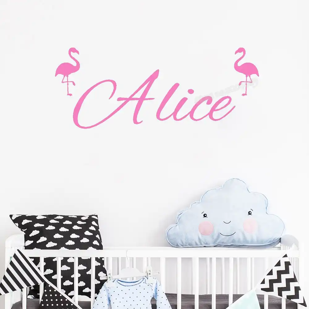 Nombre Pared Calcomania Personalizada Etiqueta De La Pared De Los