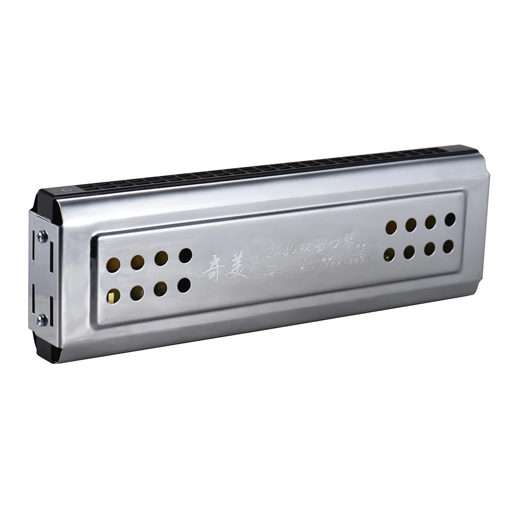 2-in-1 Tremolo Harmonica Mouth Organ Dural Key of C&G 24 Double Holes with 48 Reeds Free Reed Wind Instrument
2-in-1 Tremolo Harmonica Mouth Organ Dural Key of C&G 24 Double Holes with 48 Reeds Free Reed Wind Instrument