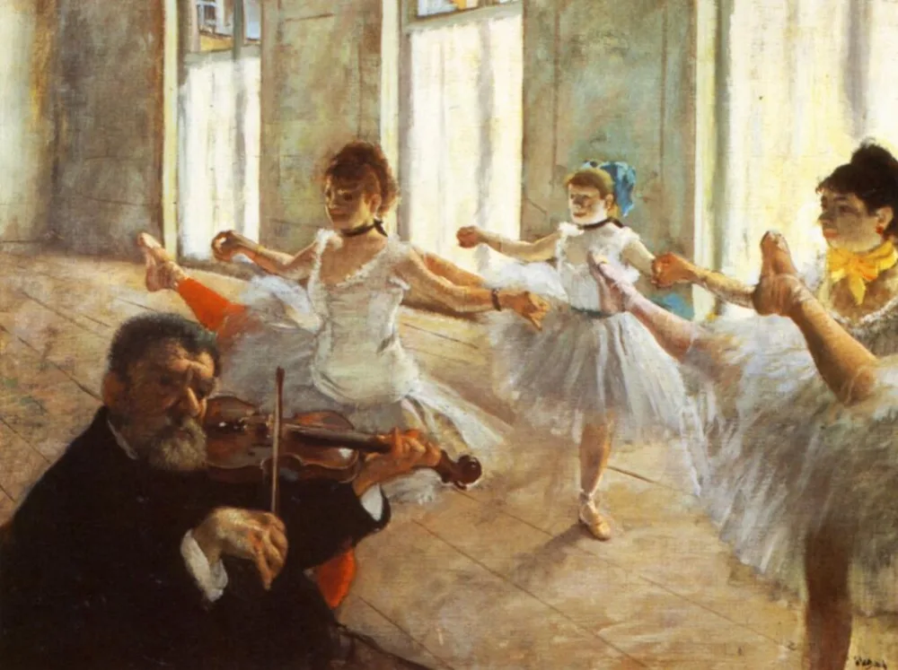Высококачественная картина маслом, репетиция картины на холсте (1879) эдгара дегаса, ручная роспись
Высококачественная картина маслом, репетиция картины на холсте (1879) эдгара дегаса, ручная роспись