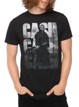 

JOHN JOHNNY CASH MAN IN BLACK ROCKER CULT ROCK N ROLL UNIQUE LEGEND EMO M Cotton Men T-Shirts Classical top tee