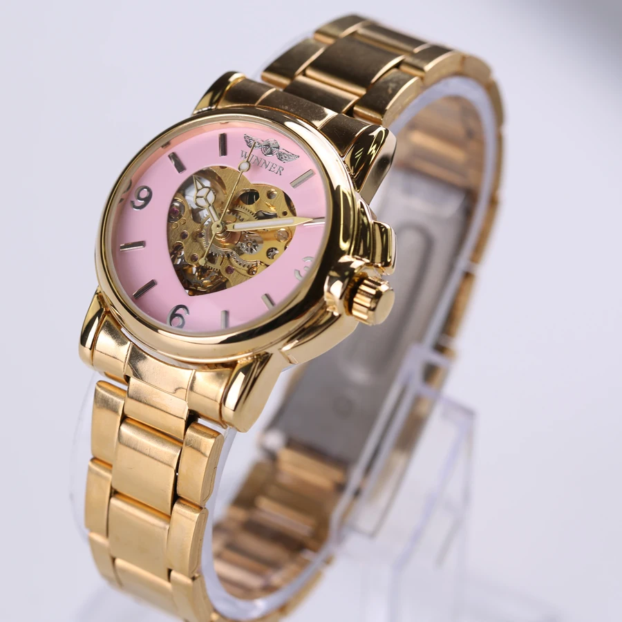Winner Woman Watch Female Mechanical Skeleton Wristwatch 2016 Fashion Stainless Steel Casual Stylish Lady Gift Fress Shipping Winner Woman Watch Female Mechanical Skeleton Wristwatch 2016 Fashion Stainless Steel Casual Stylish Lady Gift Fress Shipping