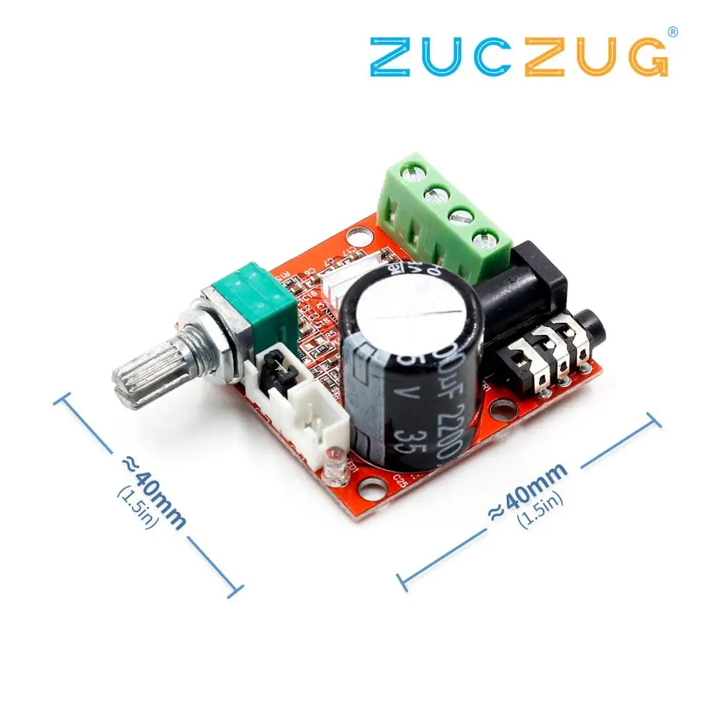 PAM8610 Mini Amplifier Board TDA2030 12V 10W Pure Class D Stereo Amplifier Module DIY Audio Home Theater Power Amplifier
PAM8610 Mini Amplifier Board TDA2030 12V 10W Pure Class D Stereo Amplifier Module DIY Audio Home Theater Power Amplifier