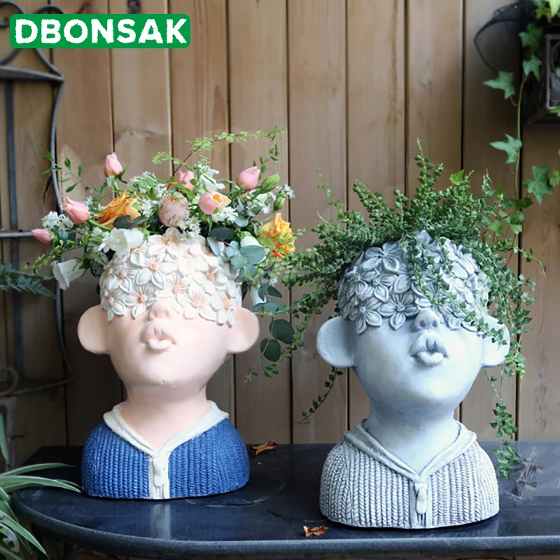 Nordic Cute Dumb Mouth Boy Vase Succulents Flower Pot Duzui Boy Flowerpot Dried Flowers Flower Arrangement Garden Decorations Va
Nordic Cute Dumb Mouth Boy Vase Succulents Flower Pot Duzui Boy Flowerpot Dried Flowers Flower Arrangement Garden Decorations Va