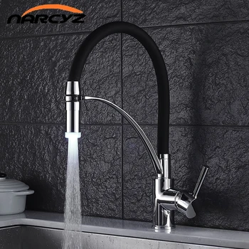 New LED Kitchen Faucets Chrome Color Kitchen Tap Sink Crane Deck Mount Pull Down Mixer Water faucet Torneira De Cozinha XT-159
New LED Kitchen Faucets Chrome Color Kitchen Tap Sink Crane Deck Mount Pull Down Mixer Water faucet Torneira De Cozinha XT-159