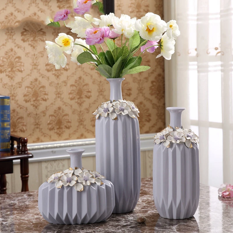 Modern Home Ceramic Vase Ornaments Restaurant Table Simulation Fake Flowerpot Decoration Livingroom Flower Arrangement Crafts
Modern Home Ceramic Vase Ornaments Restaurant Table Simulation Fake Flowerpot Decoration Livingroom Flower Arrangement Crafts
