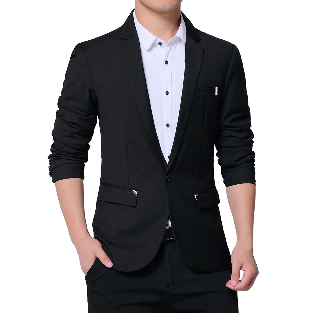 Fashion Formal Men Suits Elegant Blazer Men Jacket One Button Suit Coat Men Clothing Slim Fit Formal Blazer Business Suits
Fashion Formal Men Suits Elegant Blazer Men Jacket One Button Suit Coat Men Clothing Slim Fit Formal Blazer Business Suits