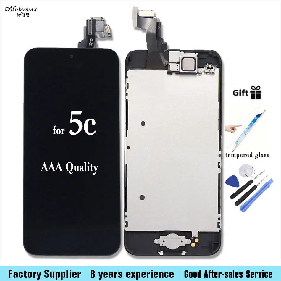 Full LCD Assembly For iPhone 5c Touch Screen Digitizer Display for iphone 5c A1532 A1456 +Home Button+Front Camera
Full LCD Assembly For iPhone 5c Touch Screen Digitizer Display for iphone 5c A1532 A1456 +Home Button+Front Camera