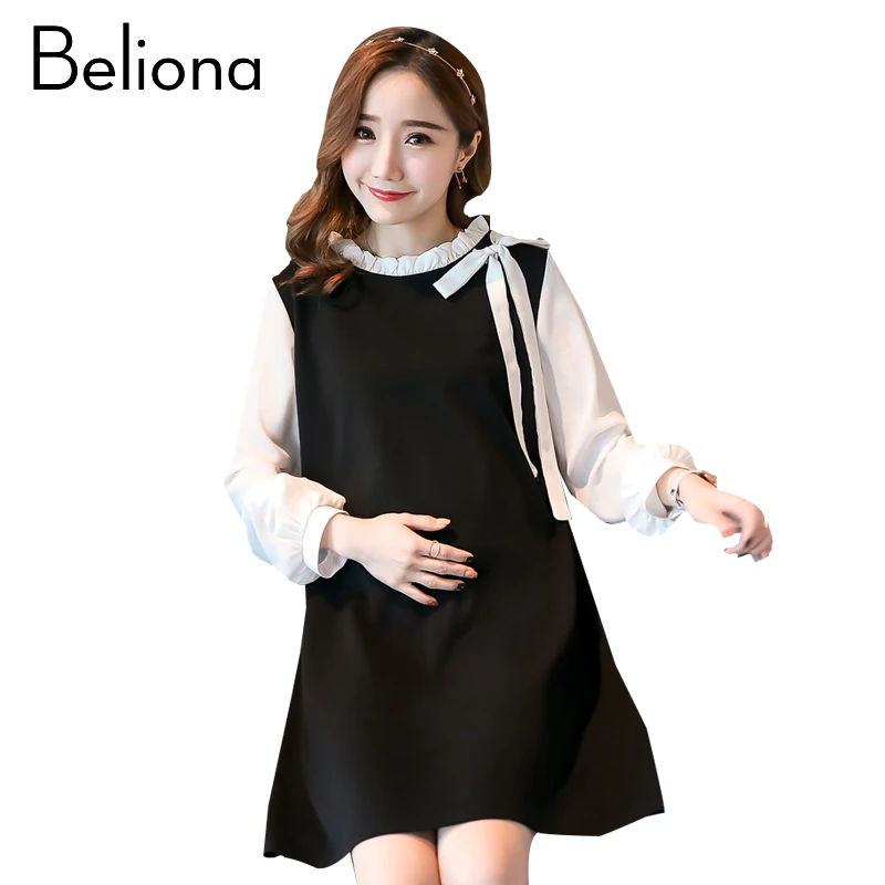 Bowknot Maternity Dress Bohemian Pregnancy Clothes Cotton Fashion Long Sleeve Maternity Clothing Of Pregnant Women Black
Bowknot Maternity Dress Bohemian Pregnancy Clothes Cotton Fashion Long Sleeve Maternity Clothing Of Pregnant Women Black