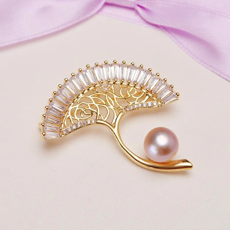 Red Trees Ginkgo Biloba Leaf Brooch For Women Cloth With 9-10 mm Natural Freshwater Pearl and Luxury Sparkly Cubic Zirconia
Red Trees Ginkgo Biloba Leaf Brooch For Women Cloth With 9-10 mm Natural Freshwater Pearl and Luxury Sparkly Cubic Zirconia