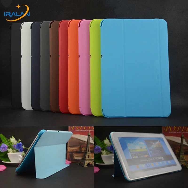 Hot Business Luxury Slim Leather Cover BOOK Case For Samsung Galaxy Note 10.1 N8000 N8020(no for p600 p605)+film+pen | Компьютеры и