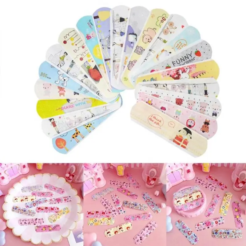 100Pcs/Box Child Kids Waterproof Adhesive Bandages Cute Cartoon Animal Printed First Aid Medical Healing Band Hemostasis
100Pcs/Box Child Kids Waterproof Adhesive Bandages Cute Cartoon Animal Printed First Aid Medical Healing Band Hemostasis