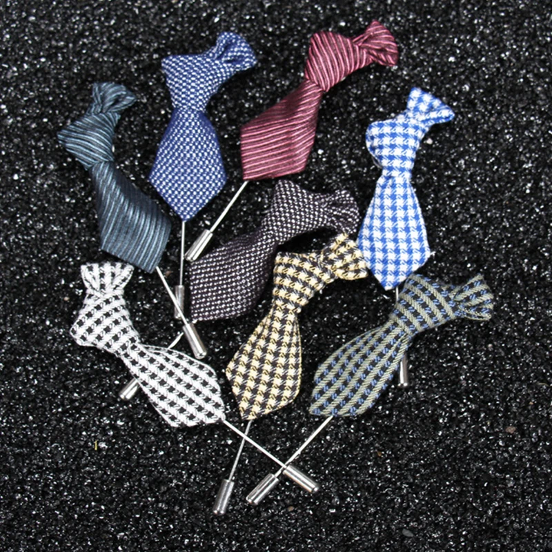 Mdiger Brand Wholesale Mens Lapel Pins Plaid Tie Shape Pins And Brooches for Suit Decor Vintage Brooch For Wedding 10 Pcs/Lot
Mdiger Brand Wholesale Mens Lapel Pins Plaid Tie Shape Pins And Brooches for Suit Decor Vintage Brooch For Wedding 10 Pcs/Lot