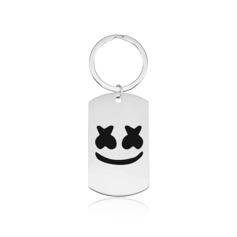 Canuomen DJ Marshmello Keychain Hot Sale Stainless Steel Keyrings Fashion Gifts for Marshmello Music Fans Souvenir Key chain
Canuomen DJ Marshmello Keychain Hot Sale Stainless Steel Keyrings Fashion Gifts for Marshmello Music Fans Souvenir Key chain