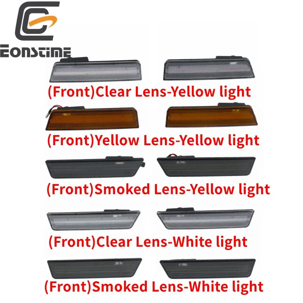 Eonstime 2pcs Front Side Marker Lamps Turn Signal 24-SMD Amber White LED Lights for 2008-2014 2010 2011 2012 Dodge Challenger
Eonstime 2pcs Front Side Marker Lamps Turn Signal 24-SMD Amber White LED Lights for 2008-2014 2010 2011 2012 Dodge Challenger