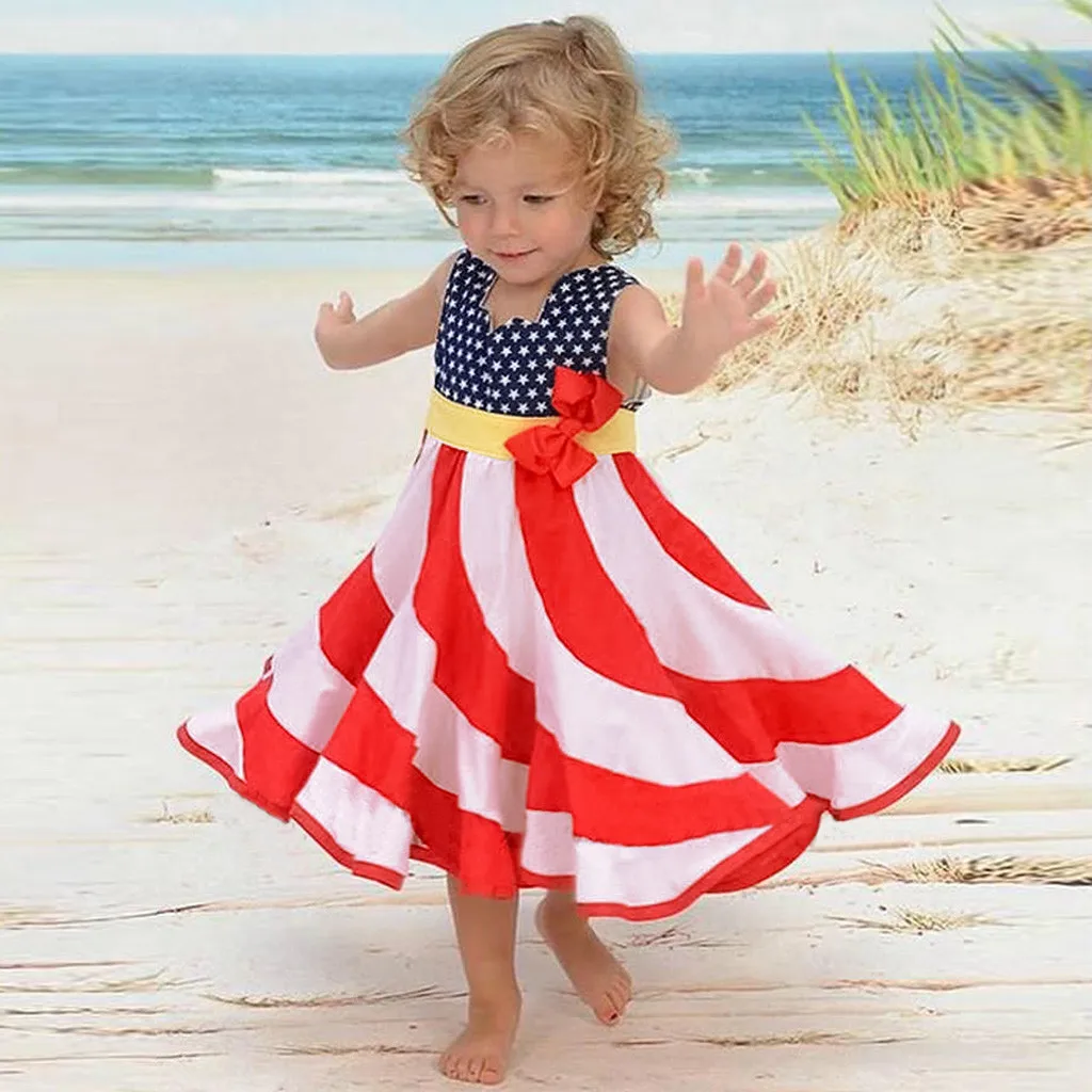 baby girl clothes summer dress 2019 lol suprise robe princess jurk meisje Girls 4th of July Stars and Dot Print Patriotic Dress 
baby girl clothes summer dress 2019 lol suprise robe princess jurk meisje Girls 4th of July Stars and Dot Print Patriotic Dress
