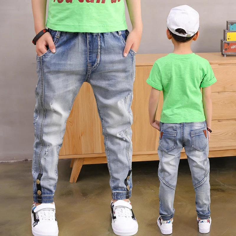 Spring autumn 2019 new children's clothing boys jeans big virgin casual kids pants Long pants fashion Feet trousers
Spring autumn 2019 new children's clothing boys jeans big virgin casual kids pants Long pants fashion Feet trousers