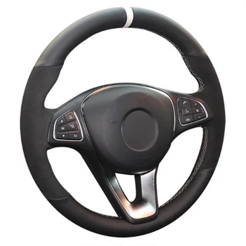 DIY Sewing-on PU Leather Steering Wheel Cover Exact Fit For Benz B200 C180 C200 C260 C300
DIY Sewing-on PU Leather Steering Wheel Cover Exact Fit For Benz B200 C180 C200 C260 C300