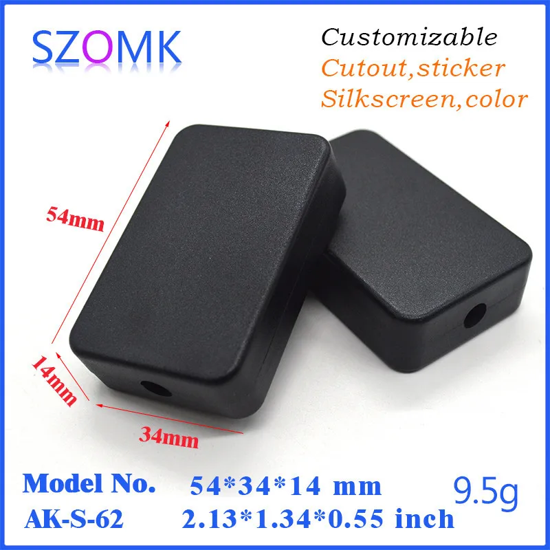 5pcs/lot plastic small switch box abs plastic enclosure for electronics diy pcb broad 54x34x14mm
5pcs/lot plastic small switch box abs plastic enclosure for electronics diy pcb broad 54x34x14mm