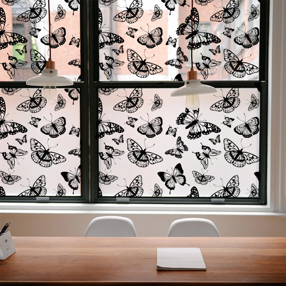 Sticker No Glue Bathroom Stain Glass PVC Decal Butterfly Pattern Protection Window Film Static Bedroom Decorative Privacy Home
Sticker No Glue Bathroom Stain Glass PVC Decal Butterfly Pattern Protection Window Film Static Bedroom Decorative Privacy Home