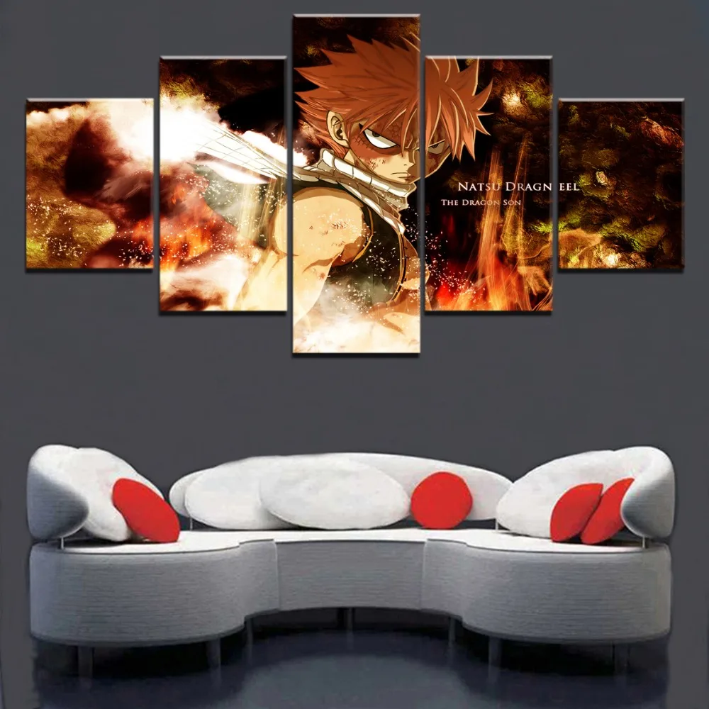 Fairy Tail Natsu Anime 5 Piece HD Print Landscape Painting Home Decor Painting For Home Decor Canvas Wall Art For Living Room
Fairy Tail Natsu Anime 5 Piece HD Print Landscape Painting Home Decor Painting For Home Decor Canvas Wall Art For Living Room