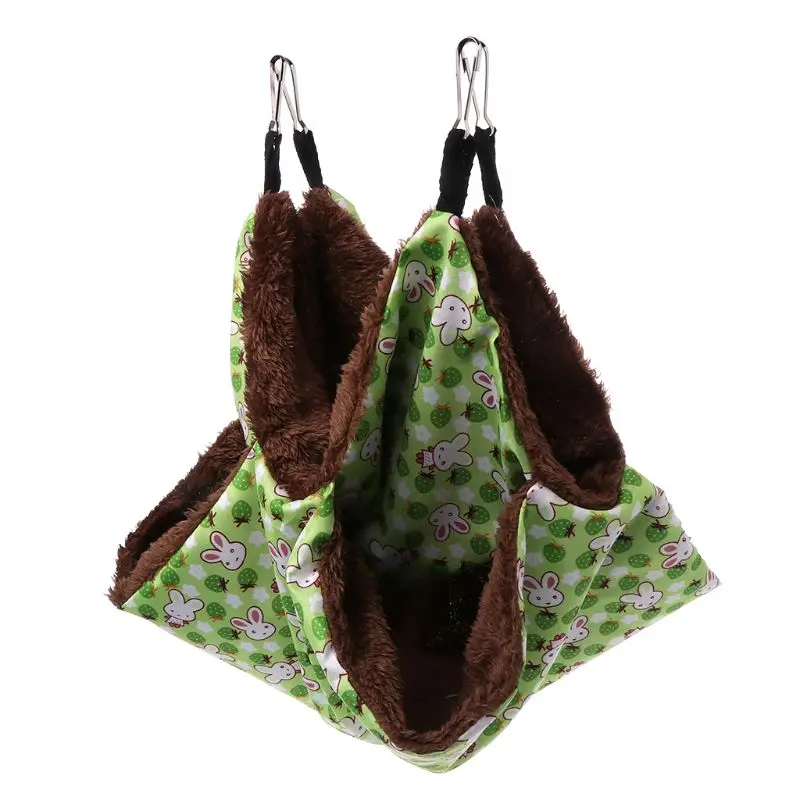 Pet Hammock Double-layer Soft Warm Hanging Nest Sleeping Bed Small Pets Hamster Squirrel Chinchilla Warm House--S004
Pet Hammock Double-layer Soft Warm Hanging Nest Sleeping Bed Small Pets Hamster Squirrel Chinchilla Warm House--S004